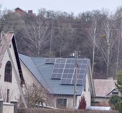 Saulės elektrinės montavimas Utenoje