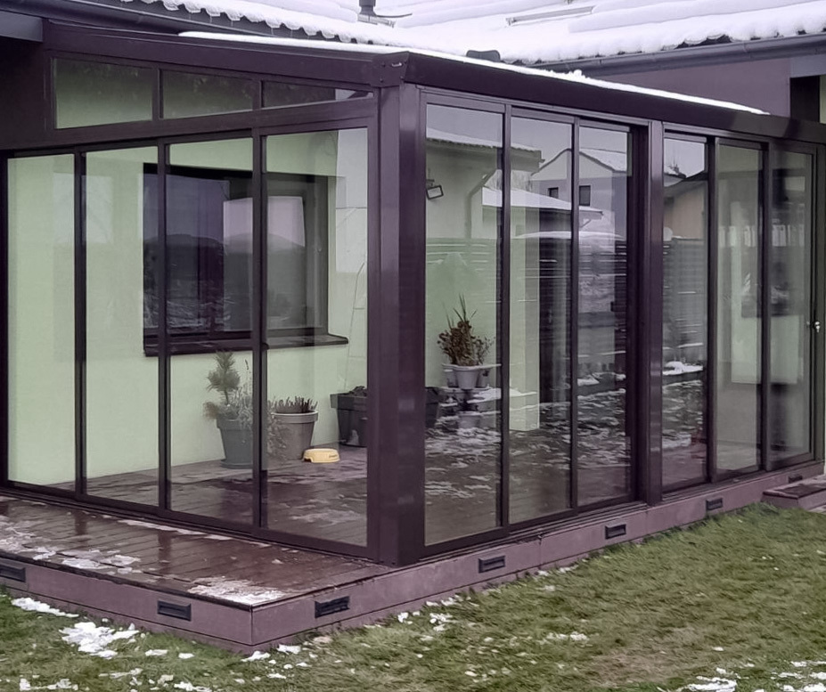 Terasų stiklinimas Molėtai