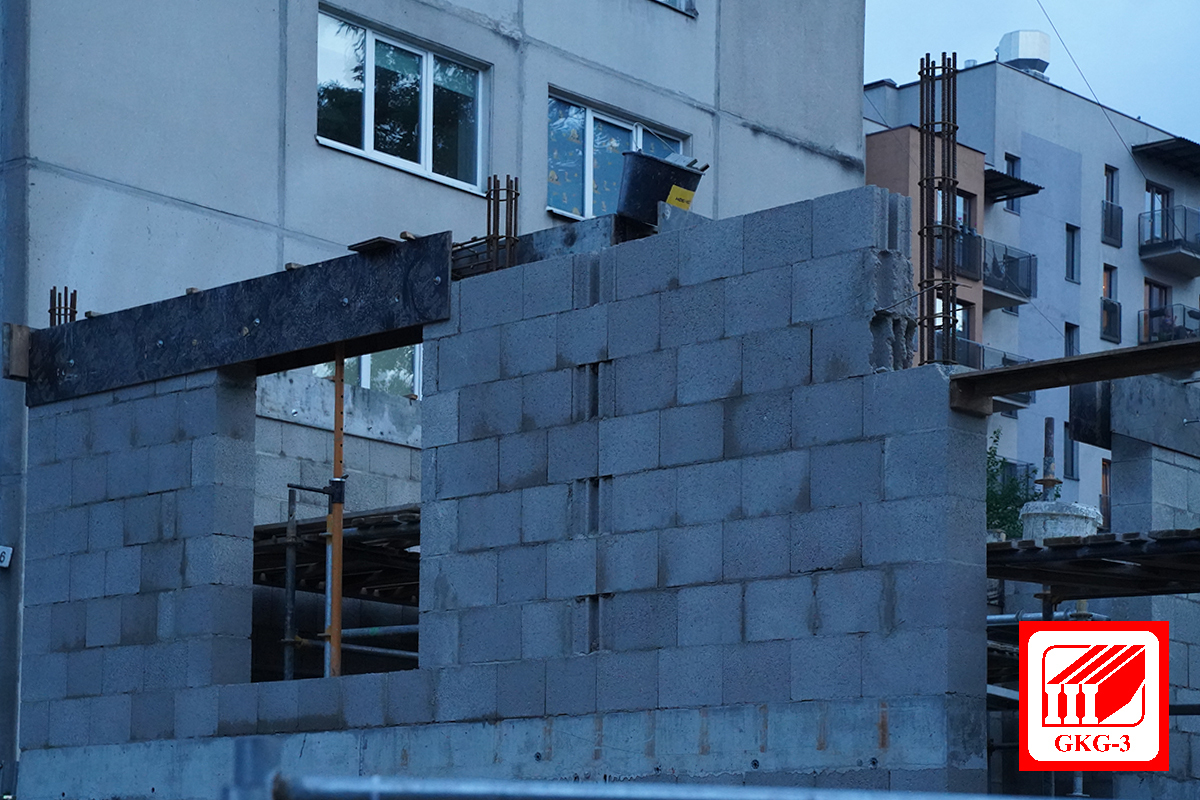 Statyba iš betoninių blokelių