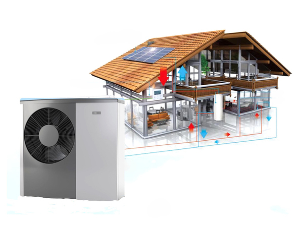 Atsinaujinančios energijos šildymo sistema